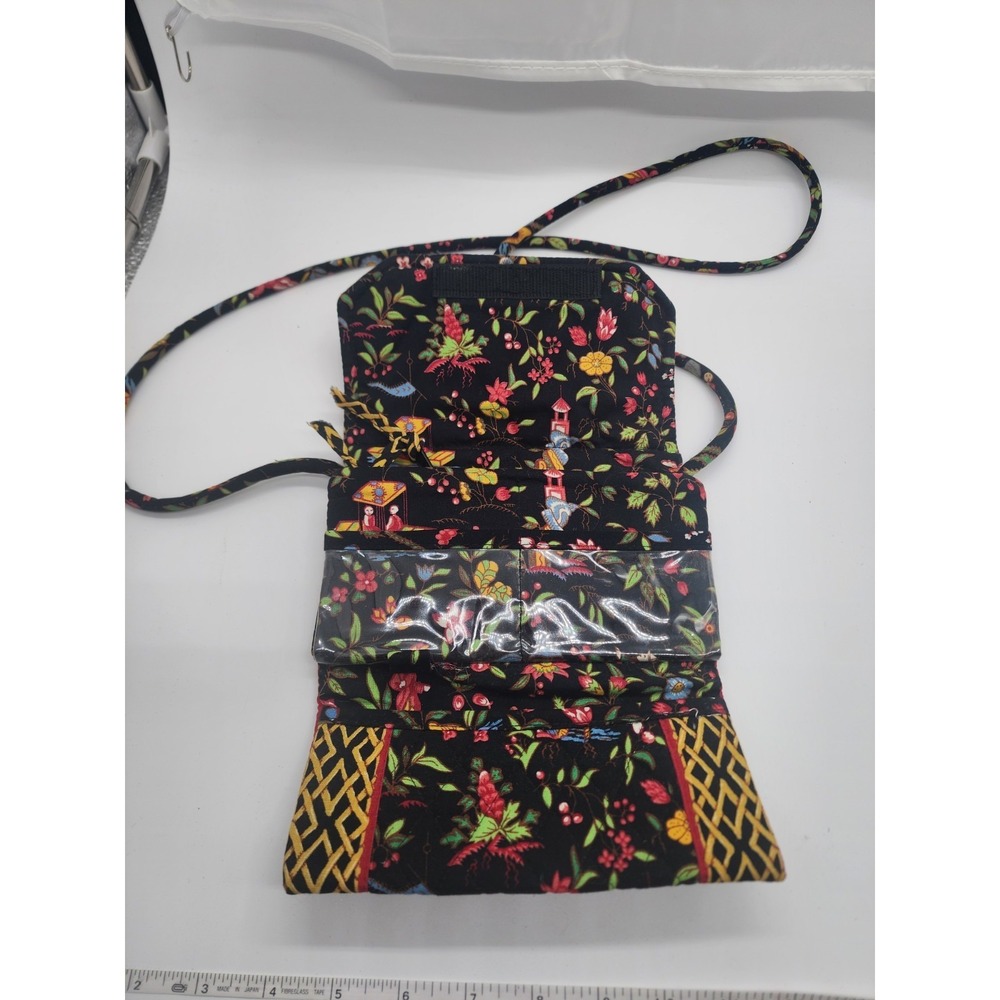Vintage Vera Bradley Tote Purse And Crossbody Wallet Set- Ming Pattern- EUC - Picture 3 of 12
